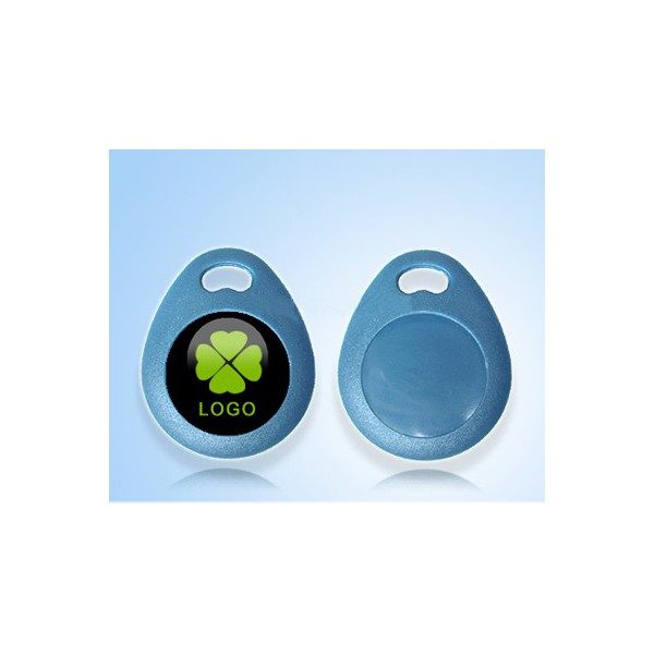 EM4200 teardrop key fob 125 kHz with custom logo