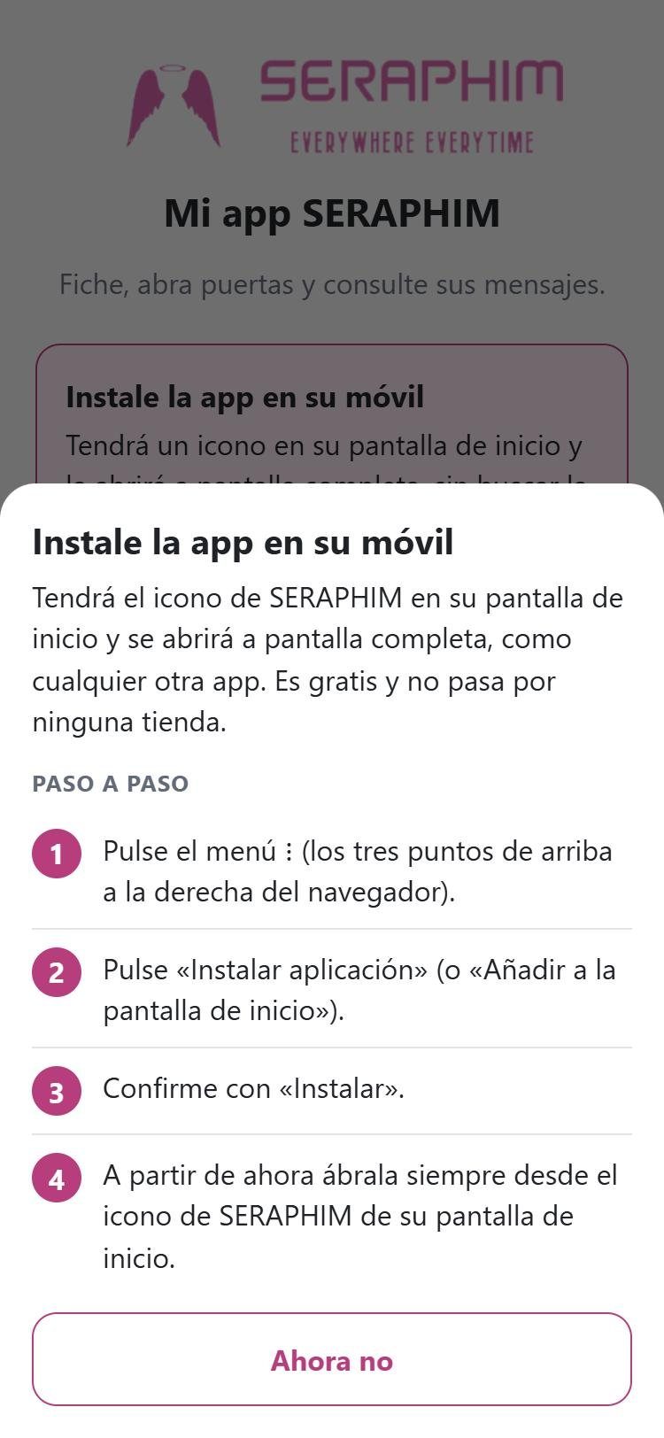 Installation steps on Android