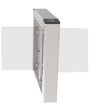 Tourniquet portes panoramiques verre 980 double